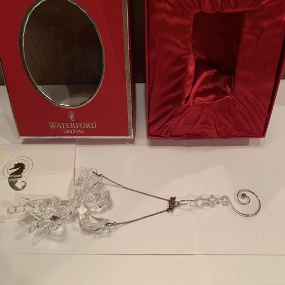 Waterford Crystal 2004 Angel With Enhancer Ornament NIB - Picture 7 of 12